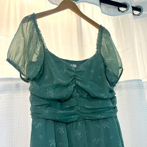 HOLLISTER FLORAL midi Dress